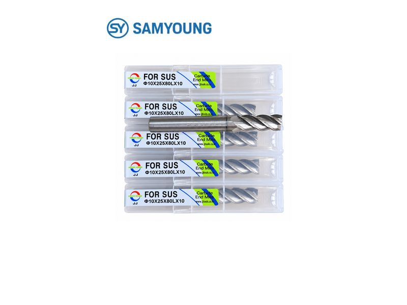Dao phay D10x25x80LX10 - For SUS (tinh)