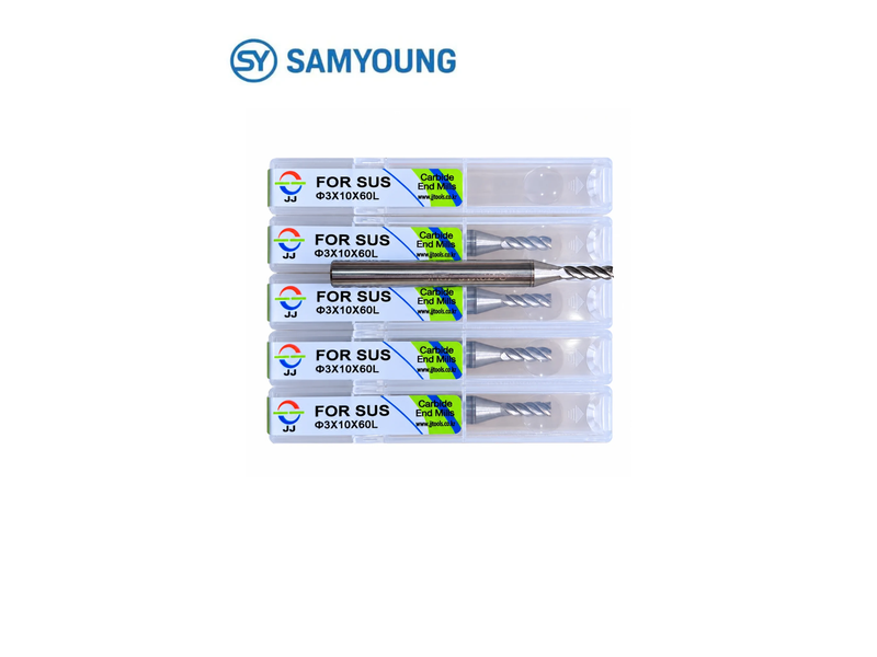 Dao phay D3x10x60L - For SUS (tinh)