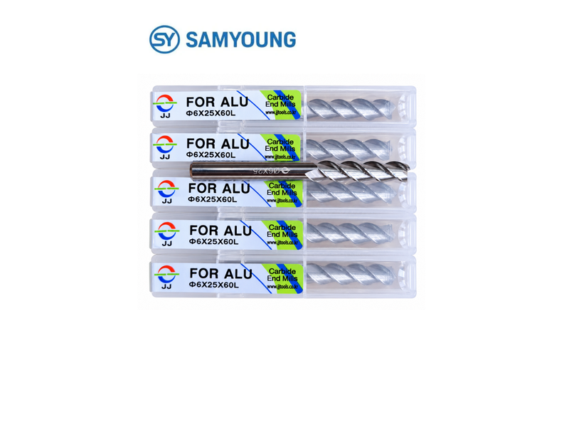 Dao phay D6x25x60L for ALU (tinh)