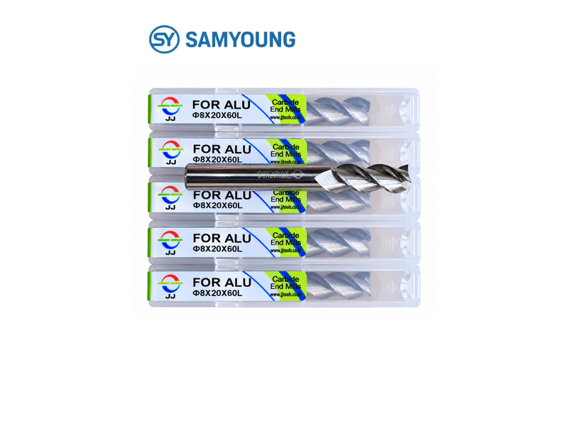 Dao phay D8x20x60 - For ALU (tinh)