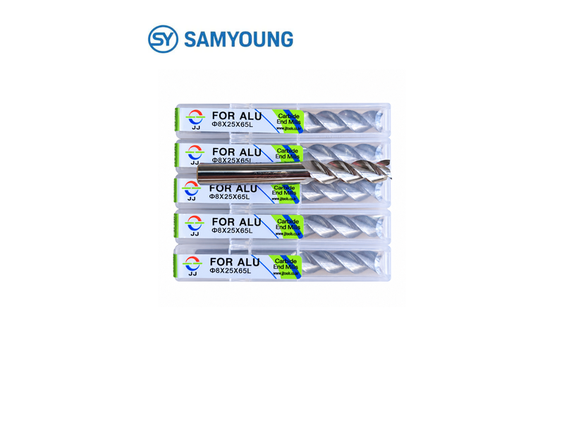 Dao phay D8x25x65L - For ALU (tinh)