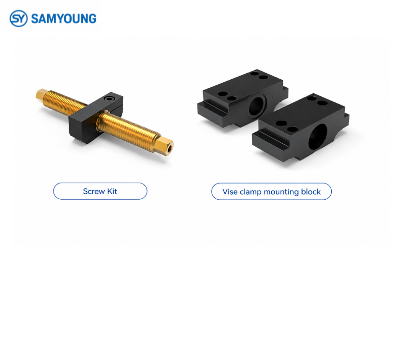Accessory Series Screw Kit + Vise Clamp mounting block